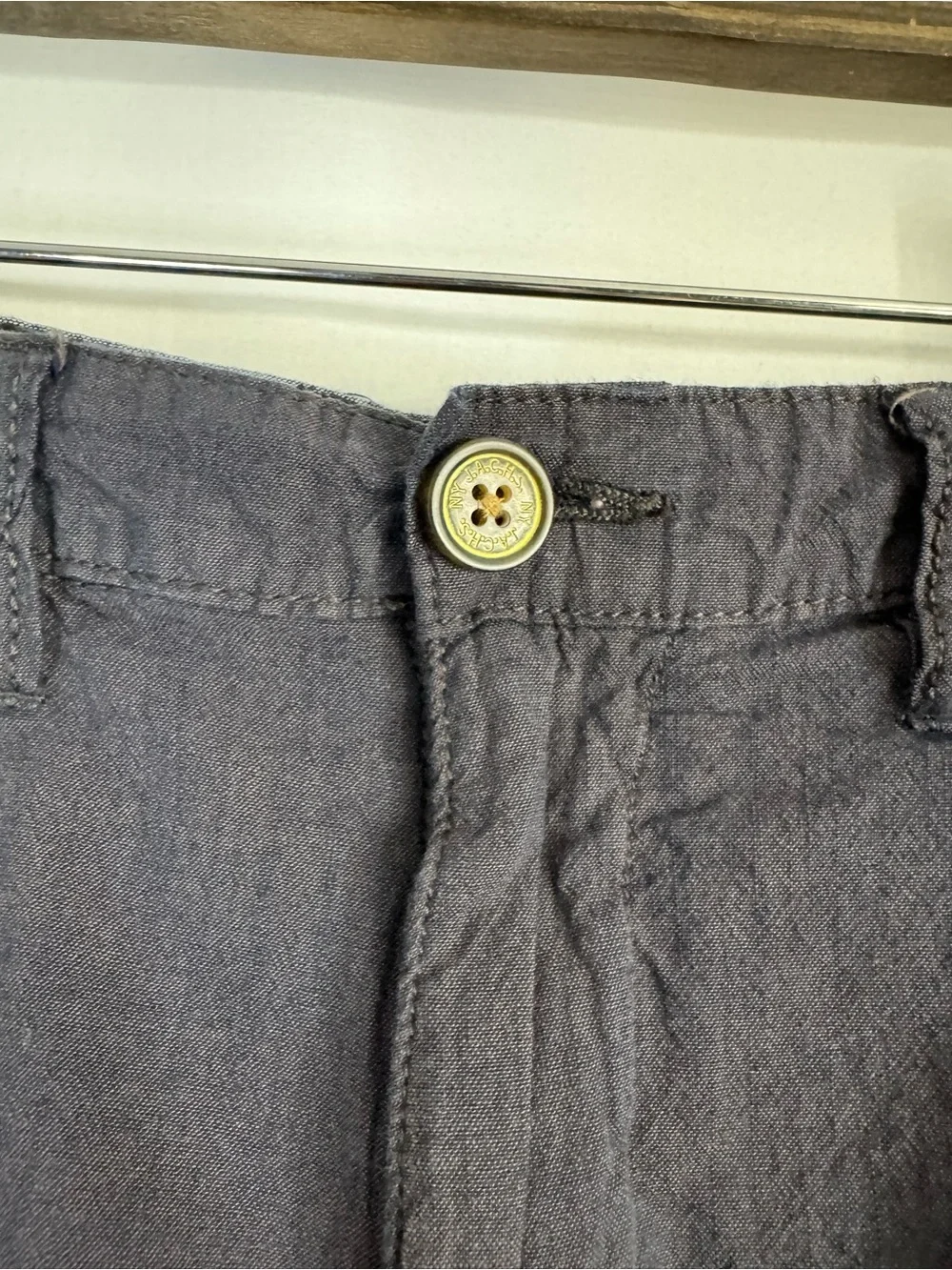 Men's Flat Front Casual Shorts in Navy